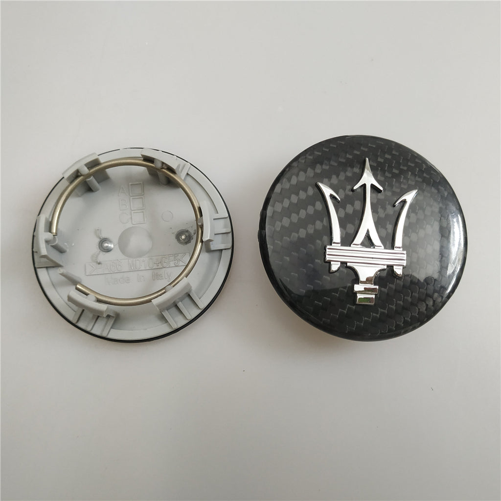 Maserati Granturismo Sport Rear Badge&Skirt Badge&Carbon Fiber Wheel Caps Kit Italiaspares