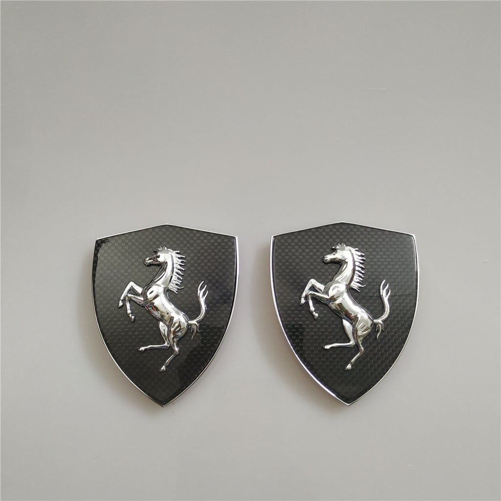 Ferrari F8 Spider&Tributo Carbon Fiber Fender Shield Badge&Wheel Caps Italiaspares