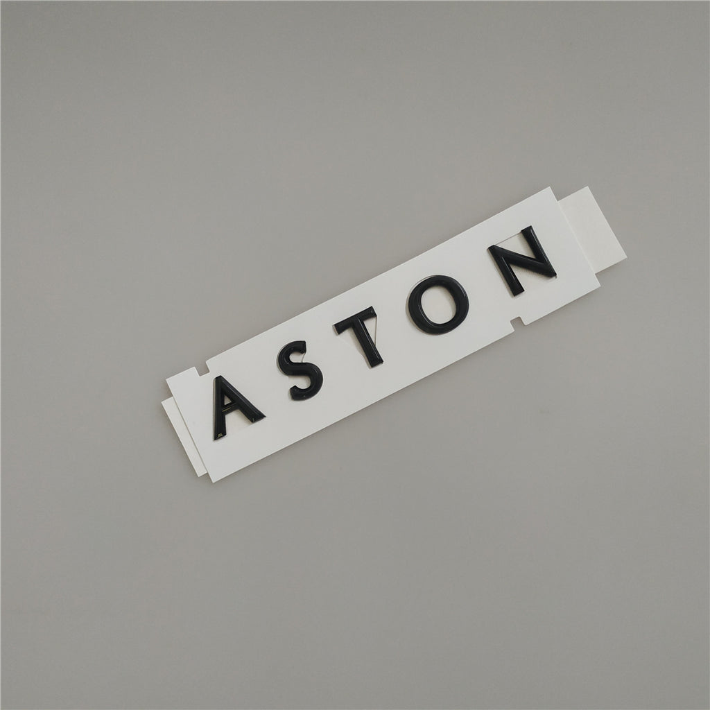 Aston Martin DBX Bonnet/Boot Black Chrome Badge & Rear Badge Kit Italiaspares