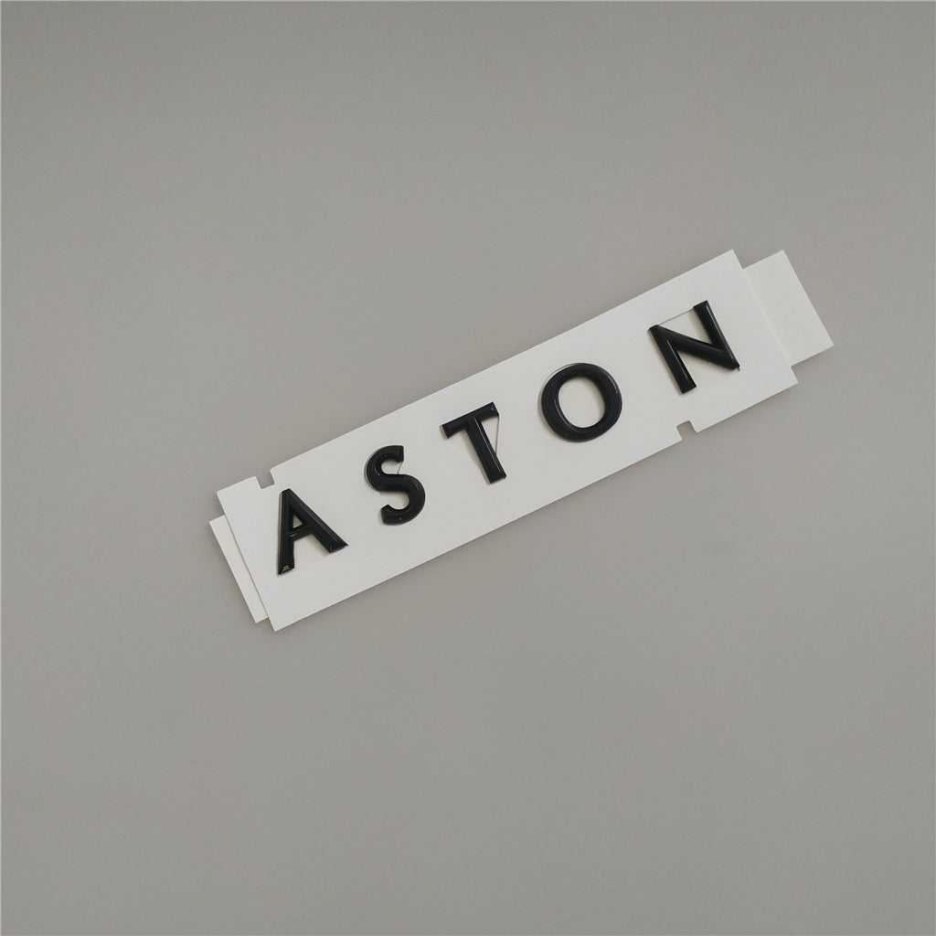 Aston Martin DBX Script Badge Rear Emblem Glossy Black MY83-001B40-CA Italiaspares