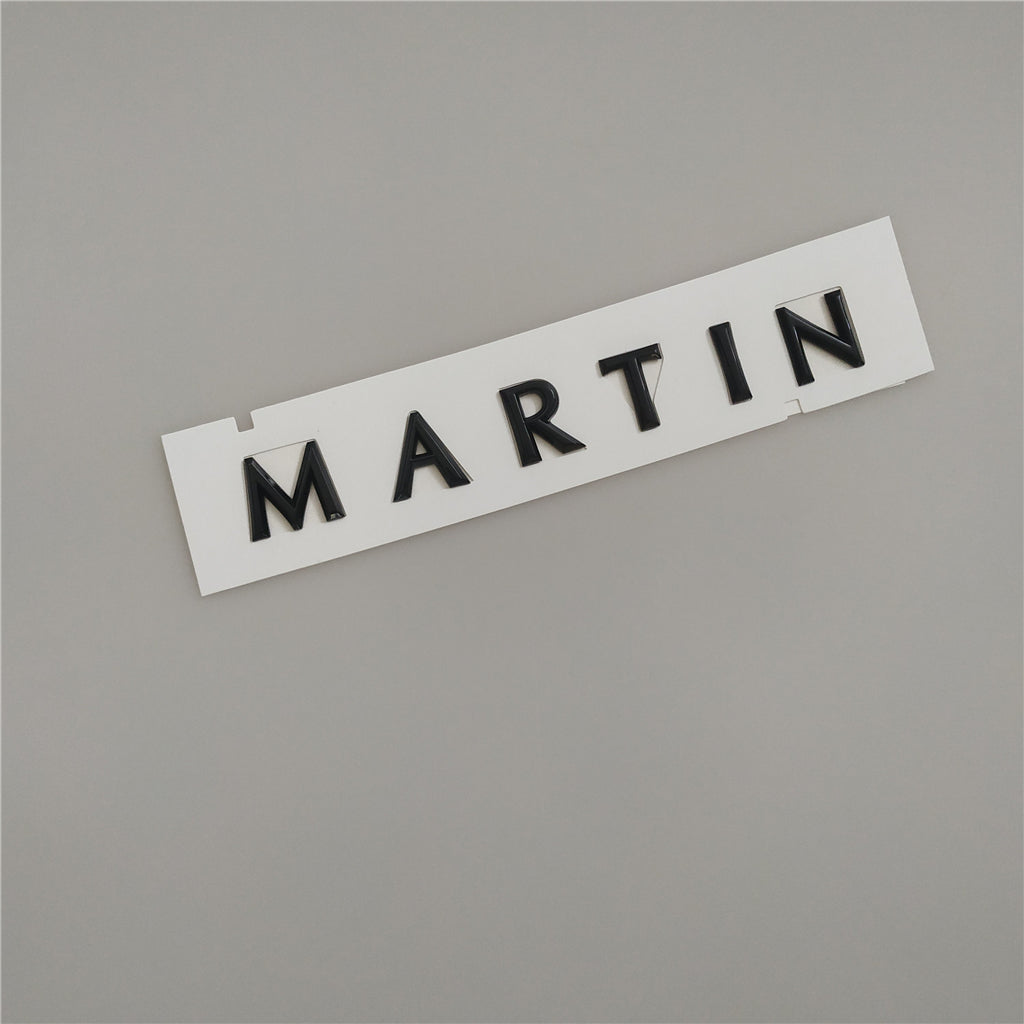 Aston Martin DBX Script Badge Rear Emblem Glossy Black MY83-001B40-CA Italiaspares