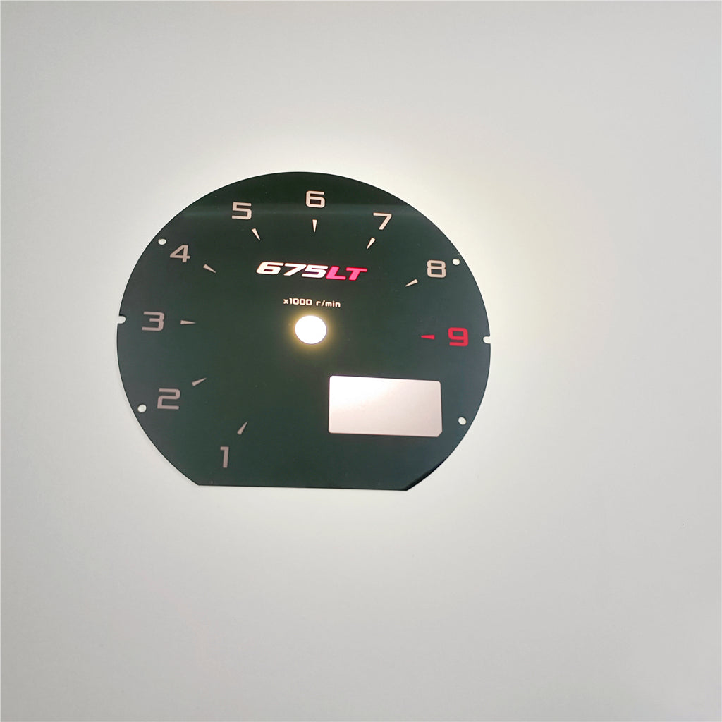 McLaren 675LT Face Plate Instrument Cluster Plate Modify New Italiaspares