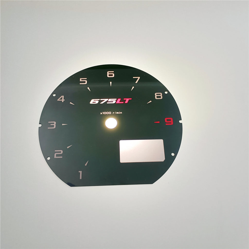 McLaren 675LT Face Plate Instrument Cluster Plate Modify New Italiaspares