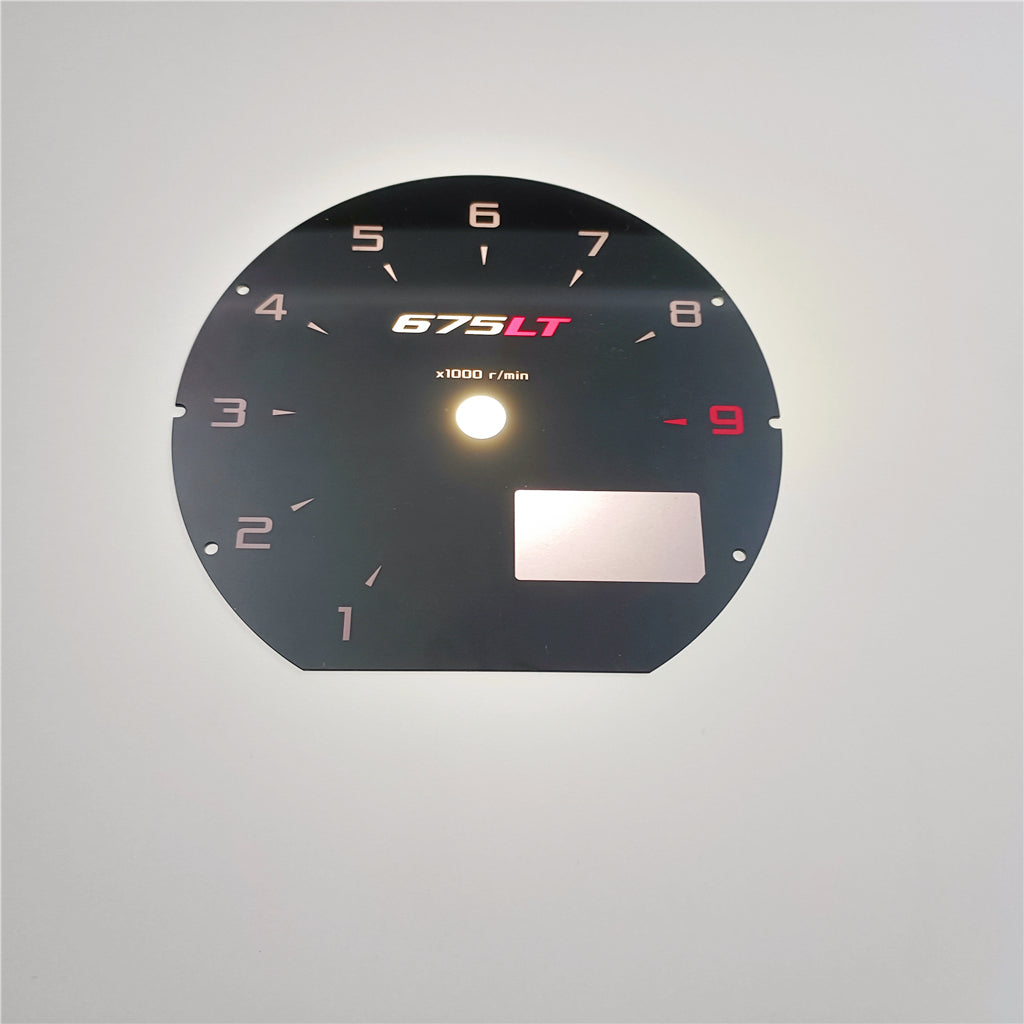 McLaren 675LT Face Plate Instrument Cluster Plate Modify New Italiaspares