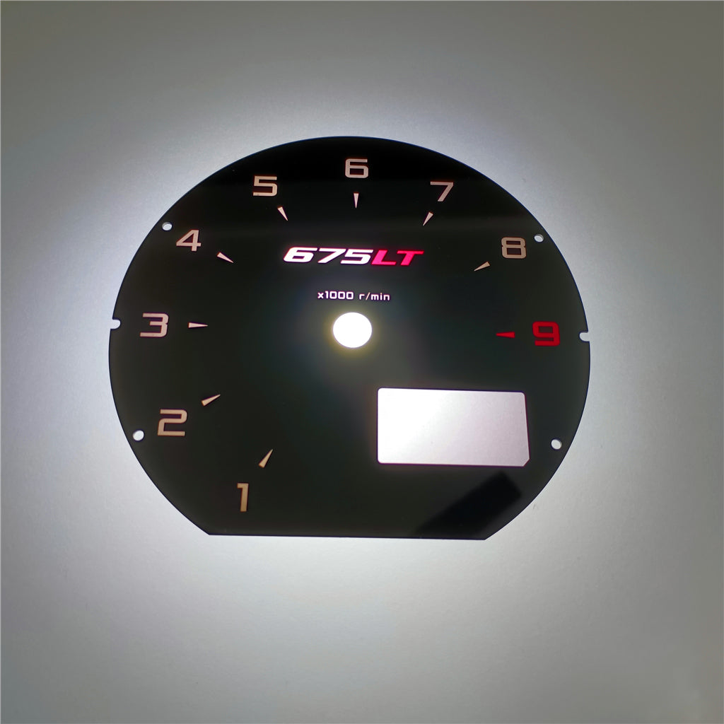 McLaren 675LT Face Plate Instrument Cluster Plate Modify New Italiaspares