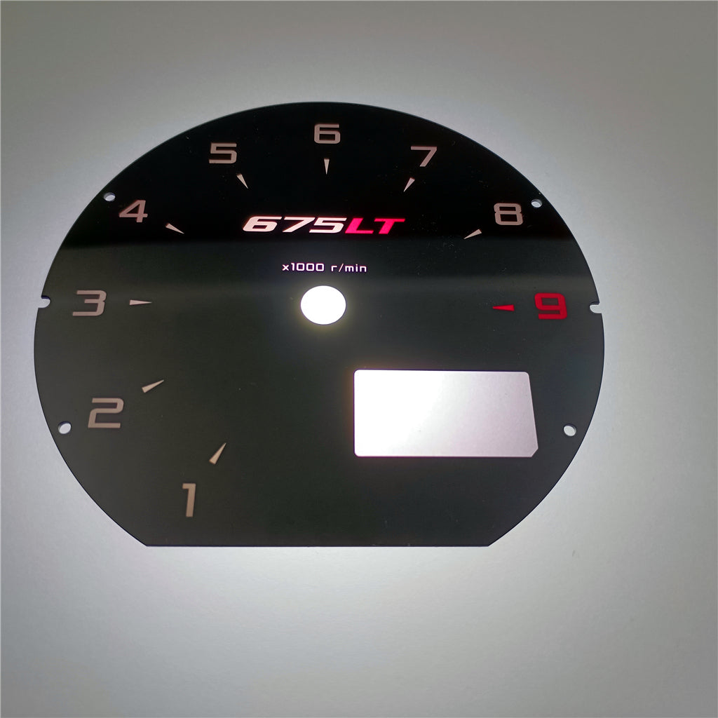McLaren 675LT Face Plate Instrument Cluster Plate Modify New Italiaspares