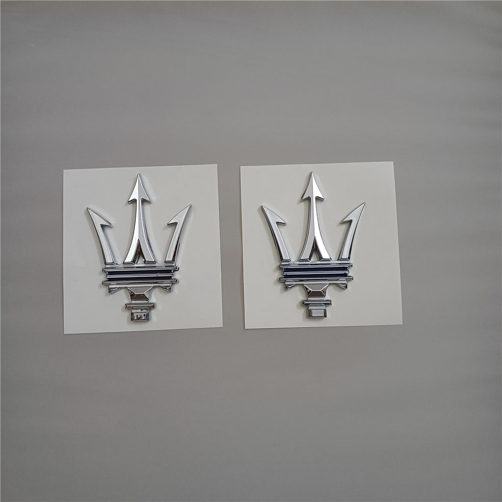 Maserati Ghibli Grecale Quattroporte Levante MC20 Trident Badge With Blue Italiaspares