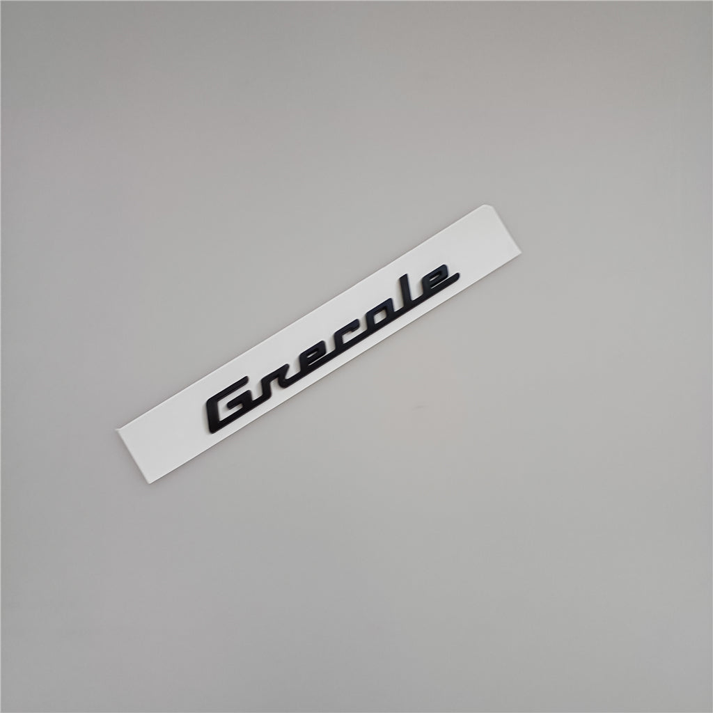 1XMaserati Grecale Rear On Boot Lld Trofeo Emblem Matte Black Badge Brand New Italiaspares