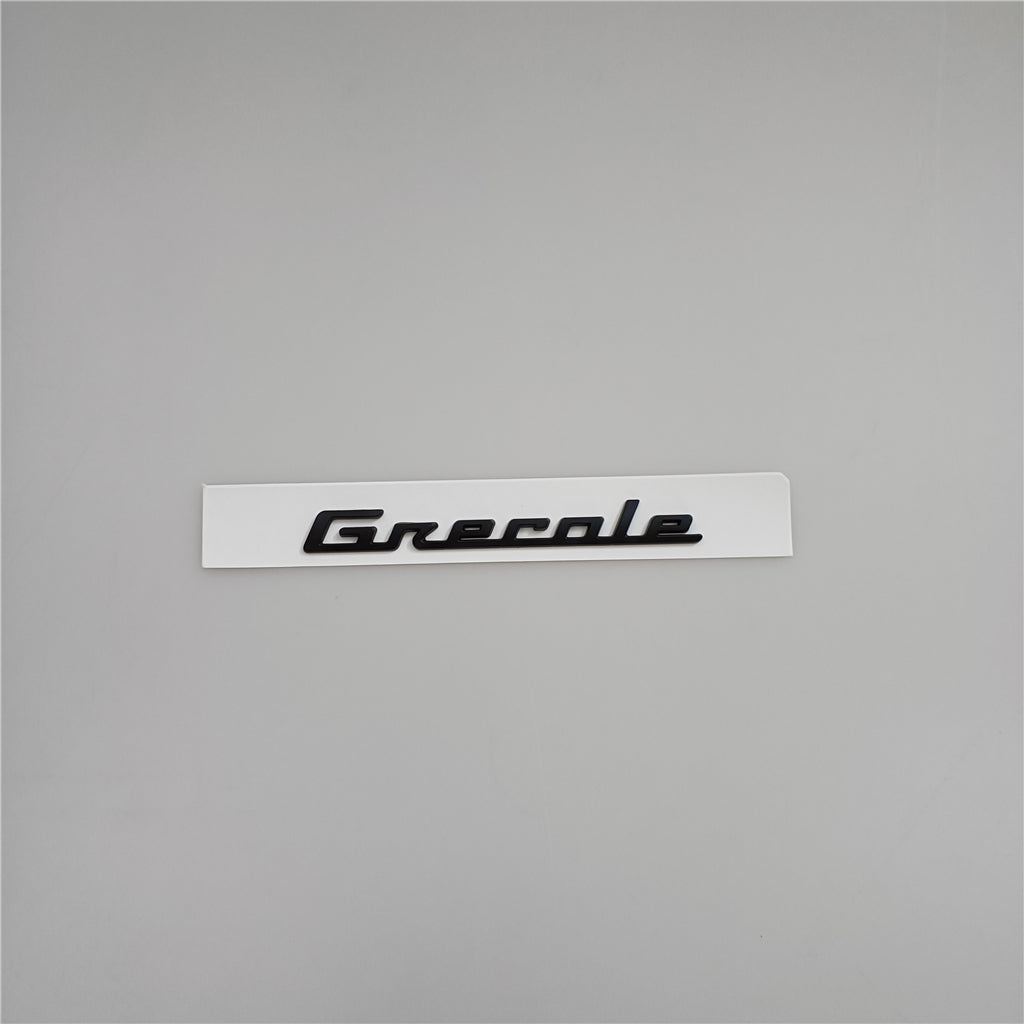 1XMaserati Grecale Rear On Boot Lld Trofeo Emblem Matte Black Badge Brand New Italiaspares