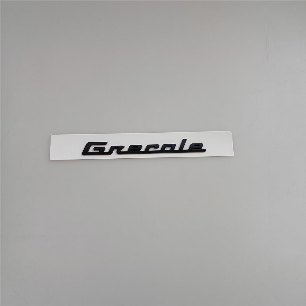 1XMaserati Grecale Rear On Boot Lld Trofeo Emblem Matte Black Badge Brand New Italiaspares