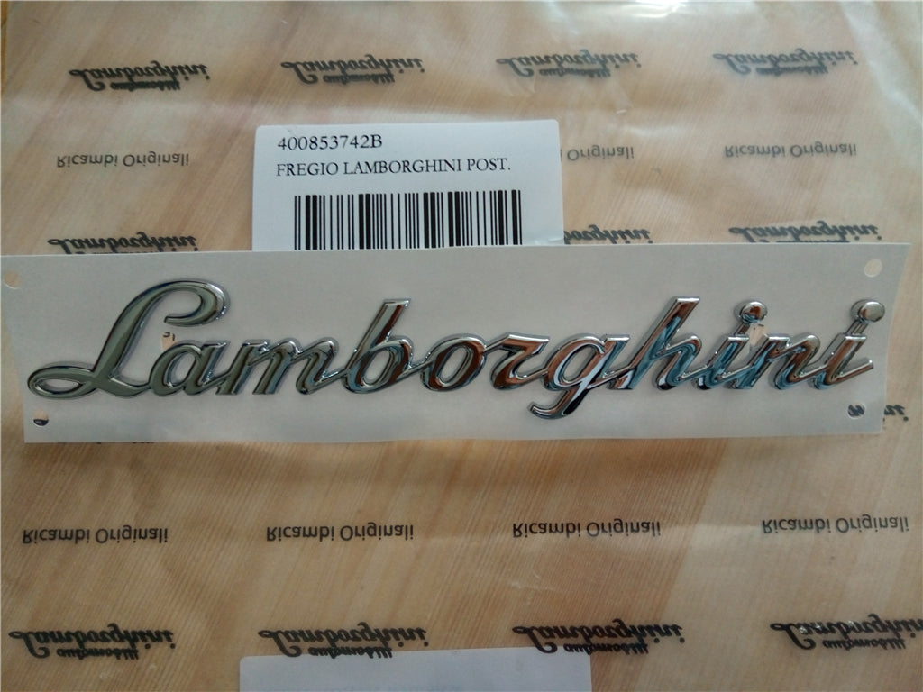 Lamborghini Gallardo Huracan Rear Script Emblem 400853742B Italiaspares