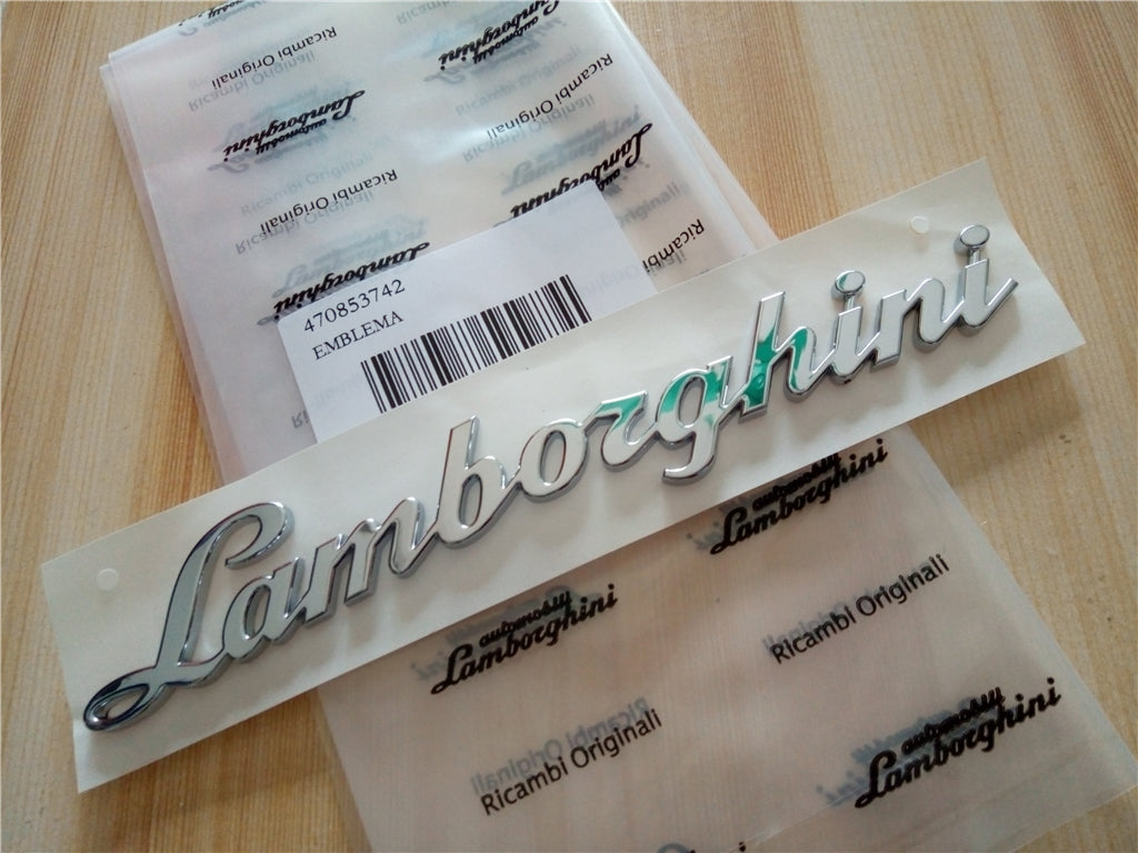 Lamborghini Aventador LP700 LP720 LP750 Rear Script Emblem 470853742 Italiaspares