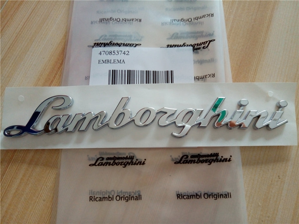 Lamborghini Aventador LP700 LP720 LP750 Rear Script Emblem 470853742 Italiaspares