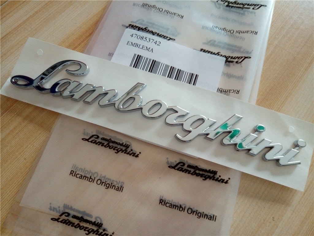 Lamborghini Aventador LP700 LP720 LP750 Rear Script Emblem 470853742 Italiaspares