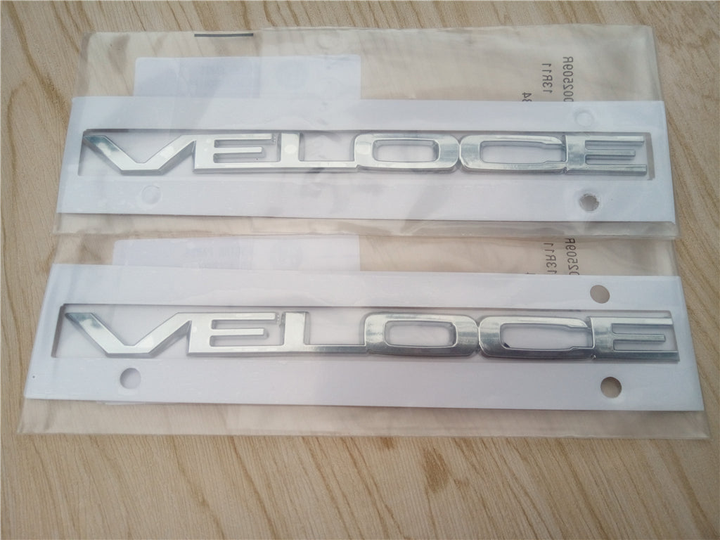 Alfa Romeo Guilia 280HP VELOCE RH/LH Chrome Badge Emblem 50544414 Italiaspares