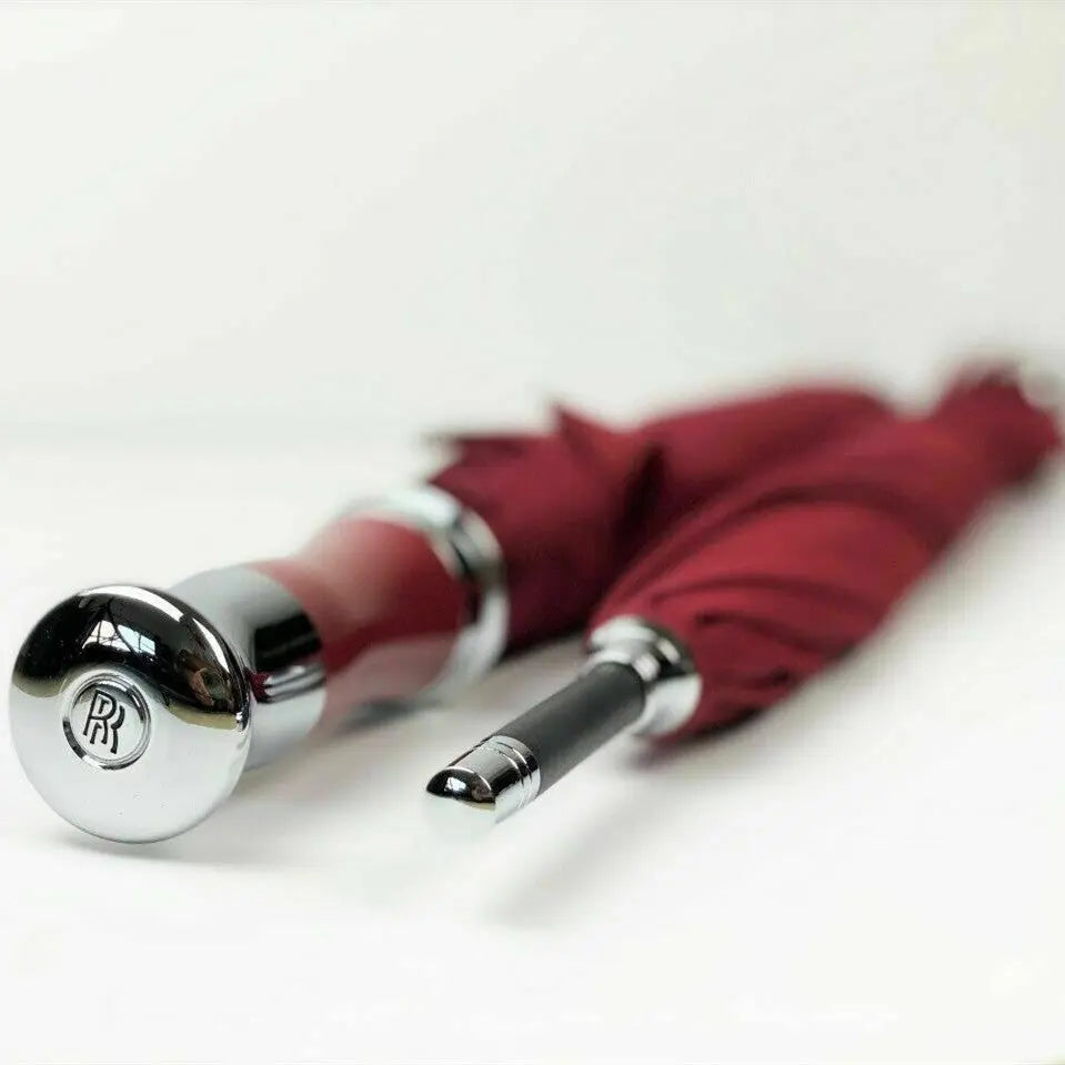 Black Silver Umbrella Insert For Rolls Royce Phantom Ghost Dawn Wraith Cullinan - OEM 51227272316