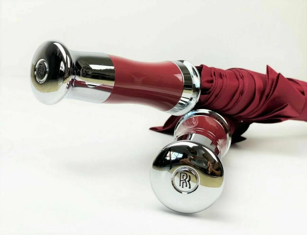 Rolls Royce Phantom Ghost Dawn Wraith & Cullinan Burgundy Umbrella - Set Of 2 Italiaspares
