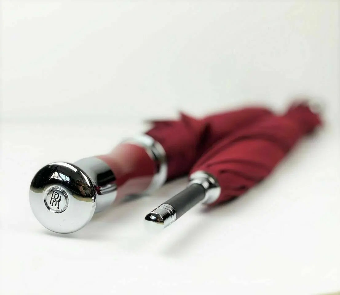 Rolls Royce Phantom Ghost Dawn Wraith & Cullinan Burgundy Umbrella - Set Of 2 Italiaspares