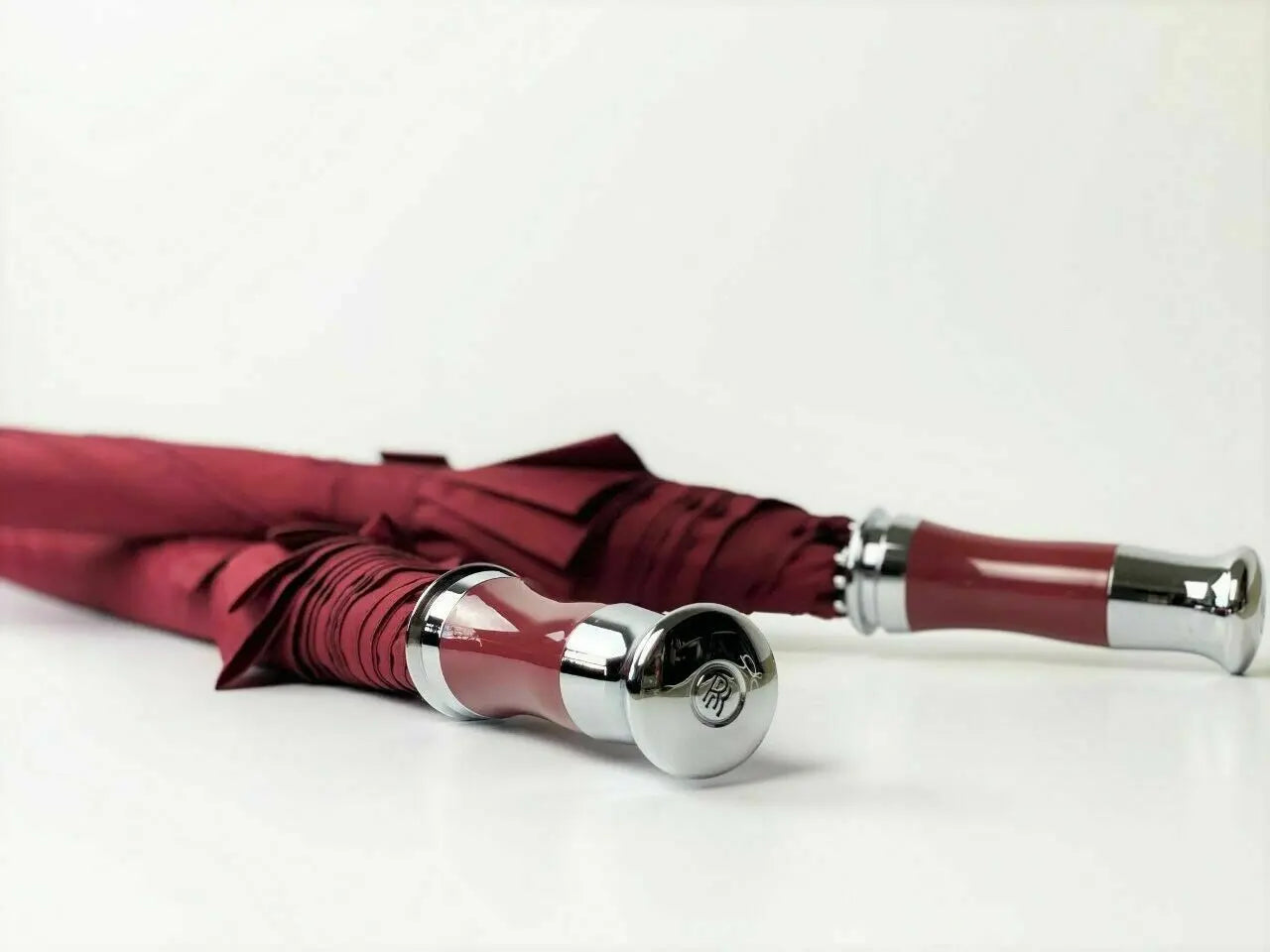 Rolls Royce Phantom Ghost Dawn Wraith & Cullinan Burgundy Umbrella - Set Of 2 Italiaspares