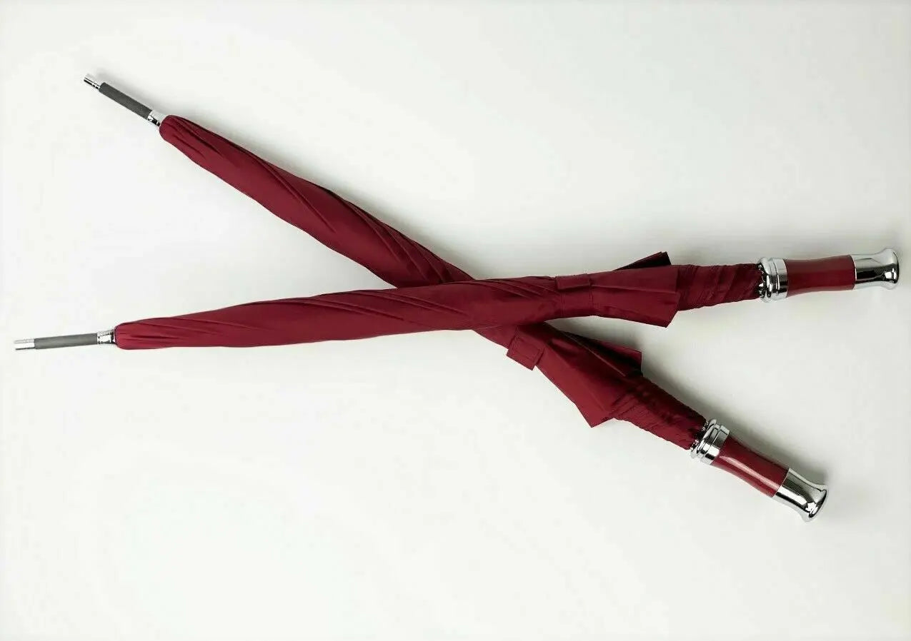 Rolls Royce Phantom Ghost Dawn Wraith & Cullinan Burgundy Umbrella - Set Of 2 Italiaspares