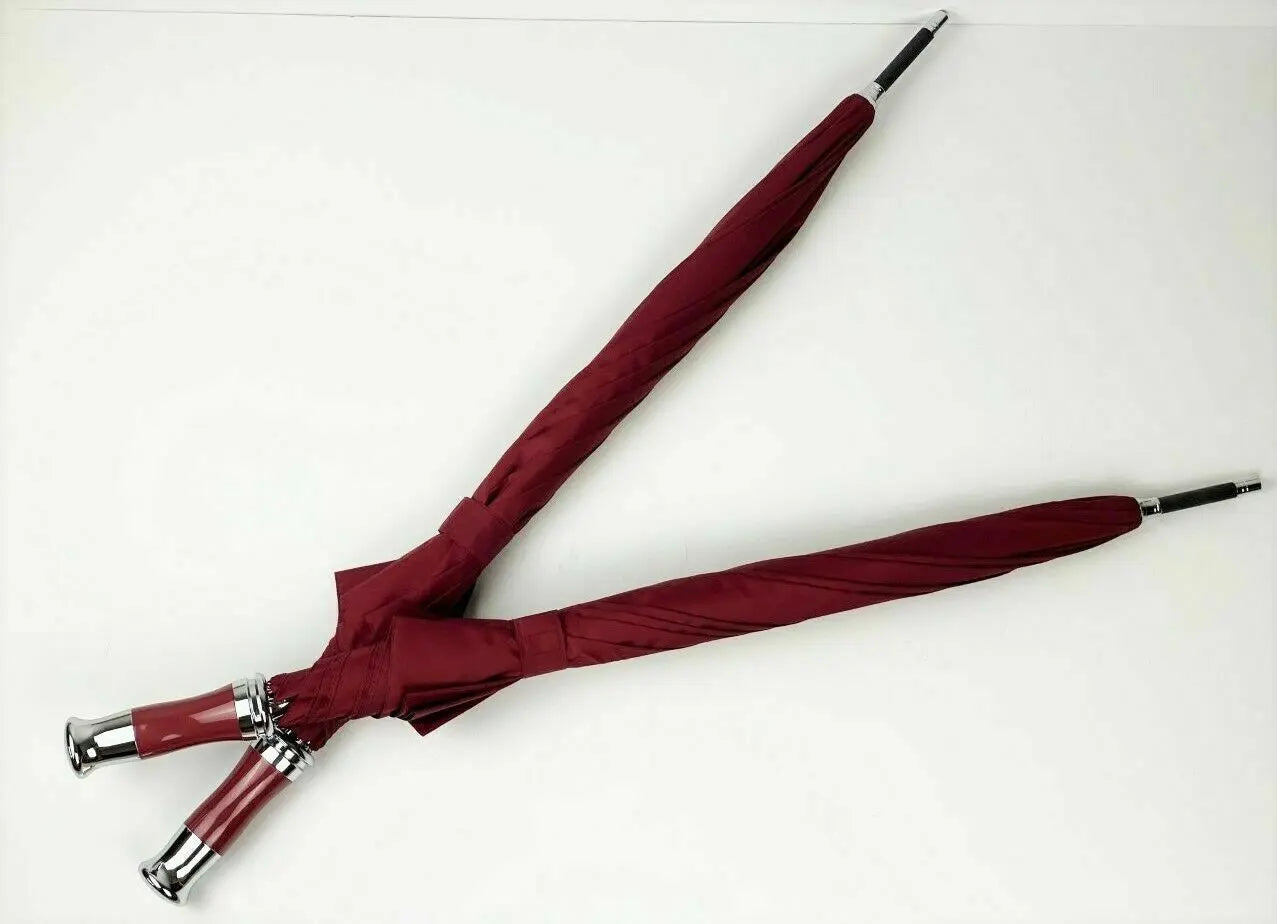 Rolls Royce Phantom Ghost Dawn Wraith & Cullinan Burgundy Umbrella - Set Of 2 Italiaspares