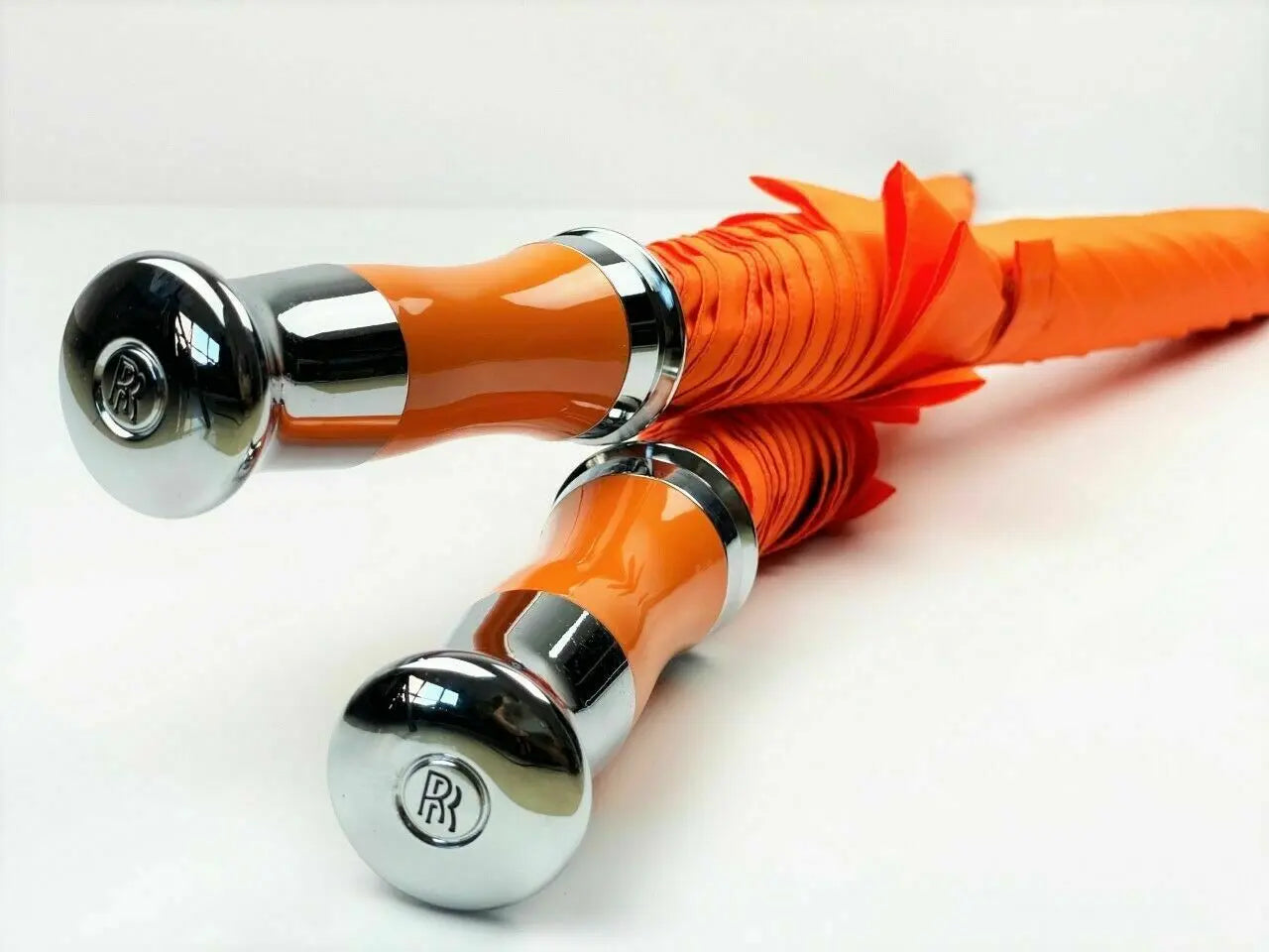 Rolls Royce Phantom Ghost Dawn Wraith & Cullinan Orange Umbrella - Set Of 2 Italiaspares