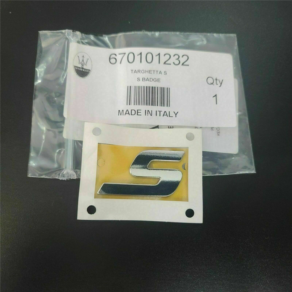 Genuine Maserati Quattroport S Emblem 670101232 Factory