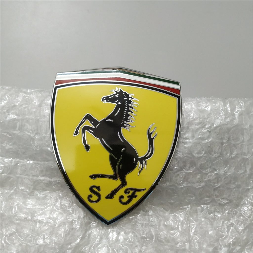 Genuine Ferrari SF90 Fender Shield Badge Emblem 873542 Factory