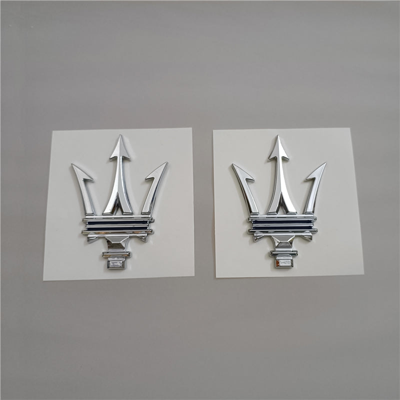 Maserati Ghibli Grecale Quattroporte Levante MC20 Trident Badge With Blue Italiaspares