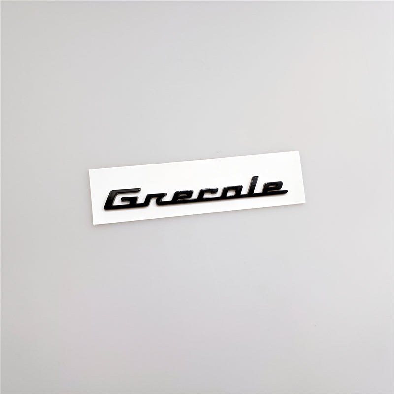 1XMaserati Grecale Rear On Boot Lld Trofeo Emblem Matte Black Badge Brand New Italiaspares