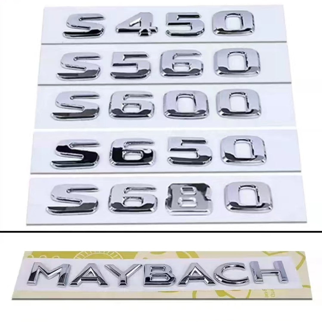 Mercedes Benz Maybach Emblems Badges Upgrade Kit Italiaspares