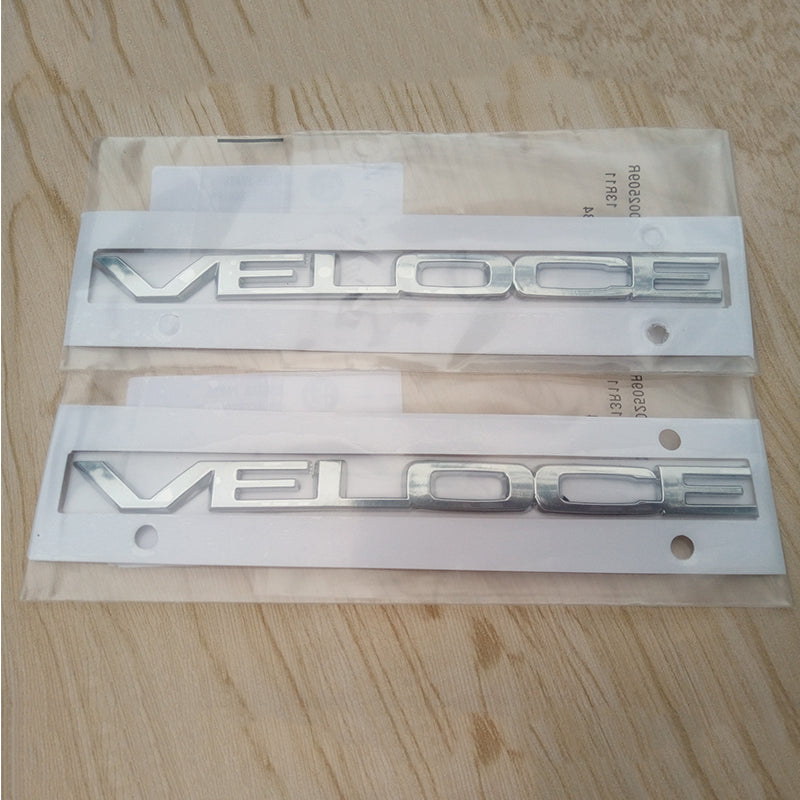 Alfa Romeo Guilia 280HP VELOCE RH/LH Chrome Badge Emblem 50544414 Italiaspares