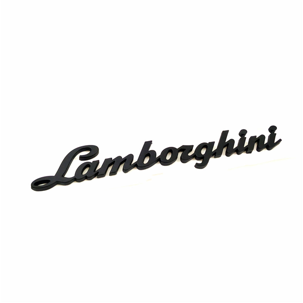 Lamborghini Aventador LP700 LP720 LP750 Rear Script Emblem Matte Black Italiaspares
