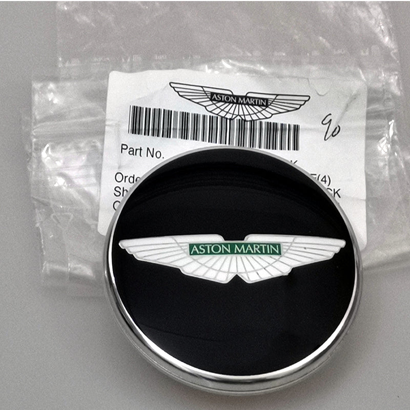 Aston Martin V8 Rapide Virage Green Wings Black Wheel Center Cap Factory