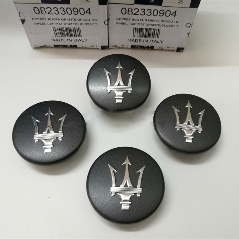 Genuine Maserati GT 4.2 4.7 Wheel Centre Cap Hub 82330904 Graphite Black Kit Factory