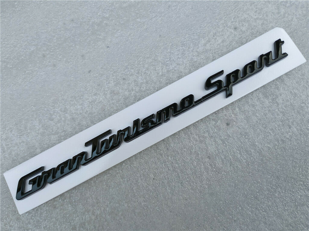 Maserati Granturismo Sport Rear Emblem Badge Glossy Black Italiaspares