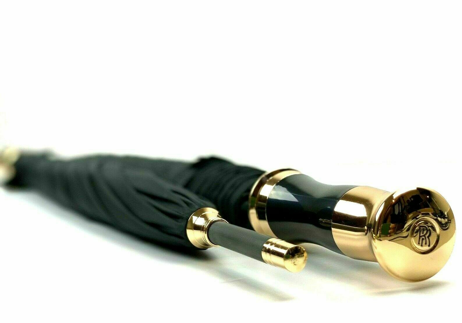 Rolls Royce Phantom Ghost Dawn Wraith & Cullinan Gold Umbrella - Set Of 2 Italiaspares