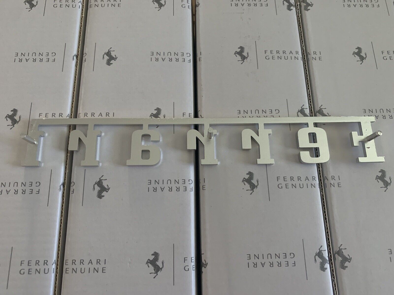 Genuine Ferrari 456 550 575 599 612 "Ferrari" Script Emblem 63482200 Factory