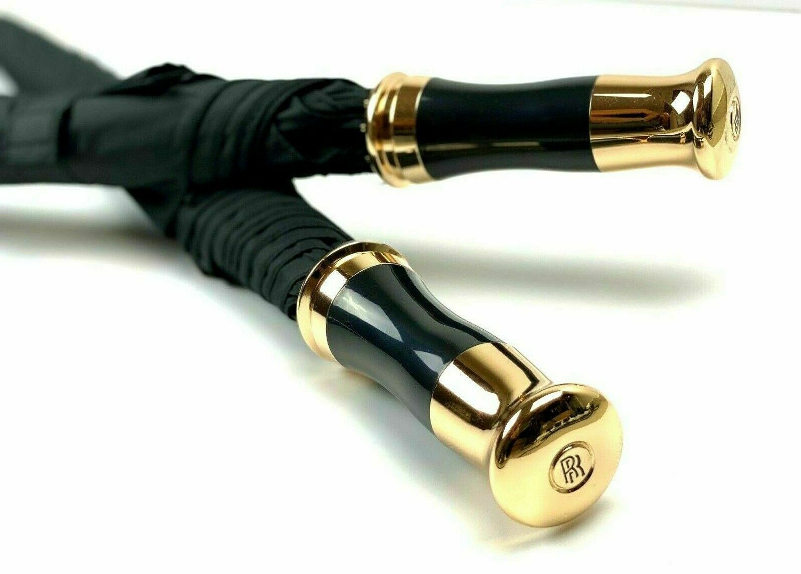 Rolls Royce Phantom Ghost Dawn Wraith & Cullinan Gold Umbrella - Set Of 2 Italiaspares