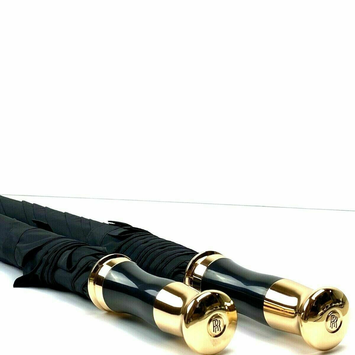 Rolls Royce Phantom Ghost Dawn Wraith & Cullinan Gold Umbrella - Set Of 2 Italiaspares