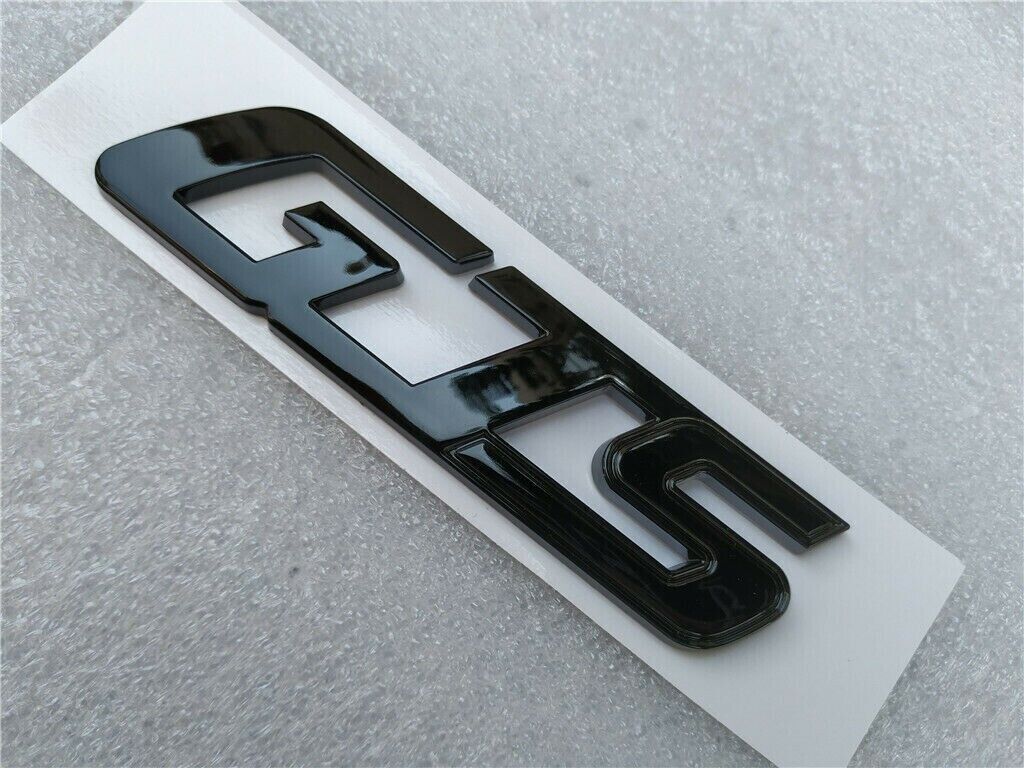 Maserati 2017 Quattroporte Ghibli GTS Rear Script Badge Emblem Glossy Black Italiaspares