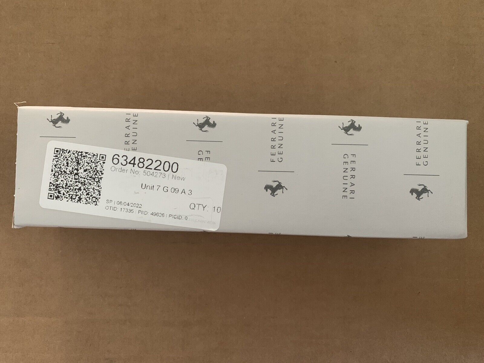 Genuine Ferrari 456 550 575 599 612 "Ferrari" Script Emblem 63482200 Factory