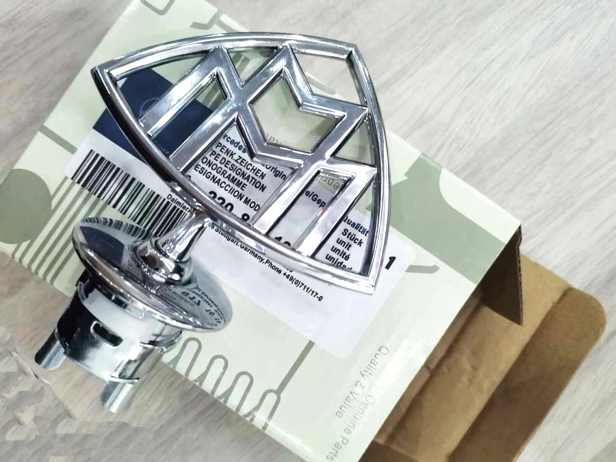 MB-MLS Maybach Hood Emblem Ornament Badge Standing Mercedes Benz S600 500 W222 C Italiaspares