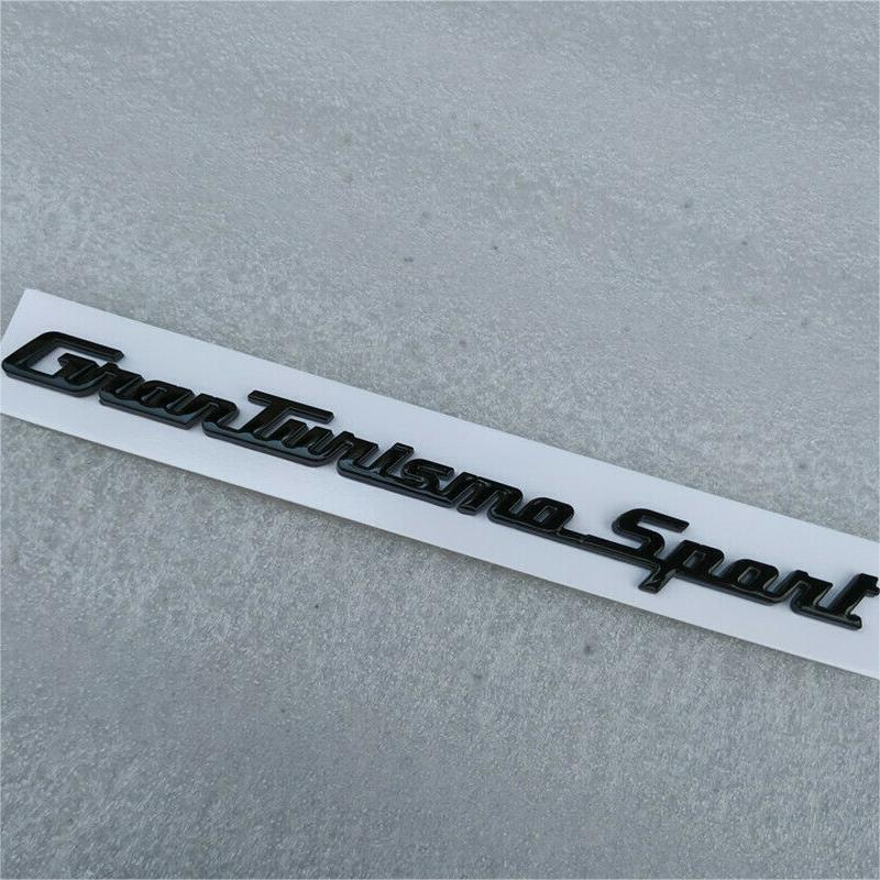 Maserati Granturismo Sport Rear Emblem Badge Glossy Black Italiaspares