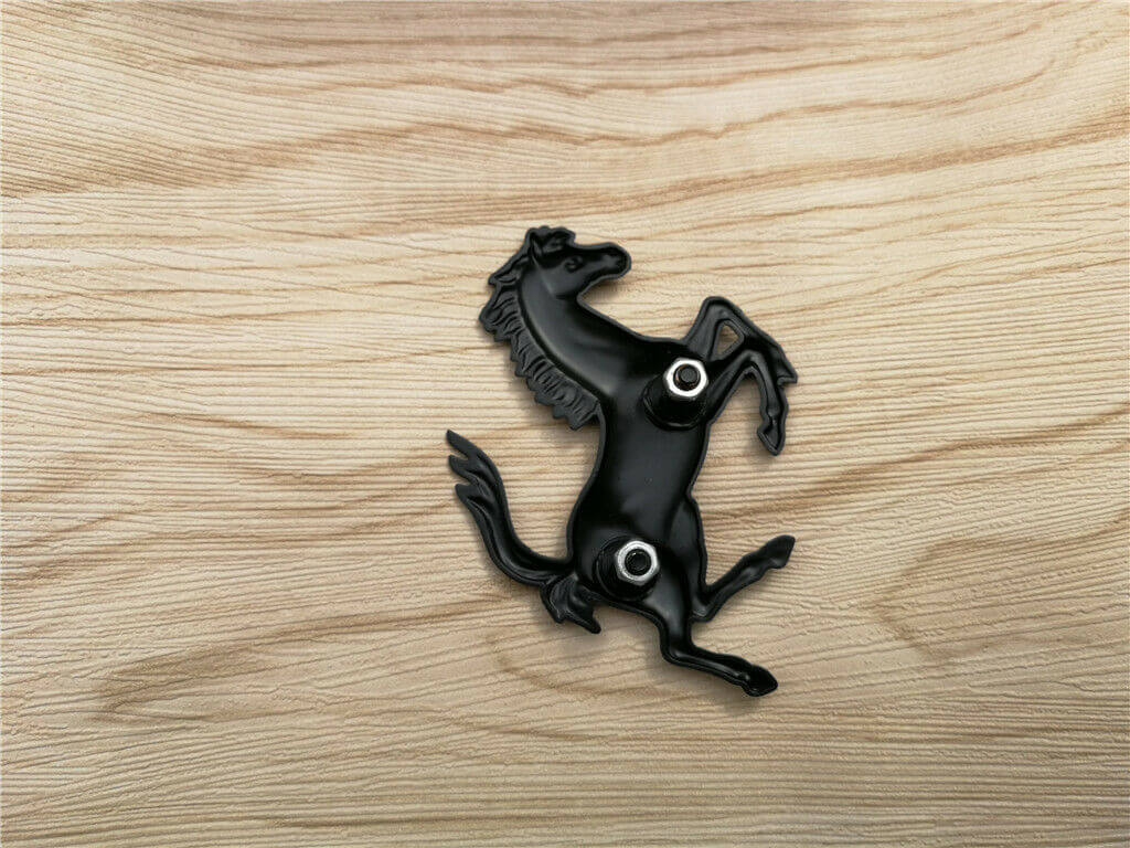 Ferrari 430 458 488 Front Bumper Horse Emblem Black 60032109 Italiaspares