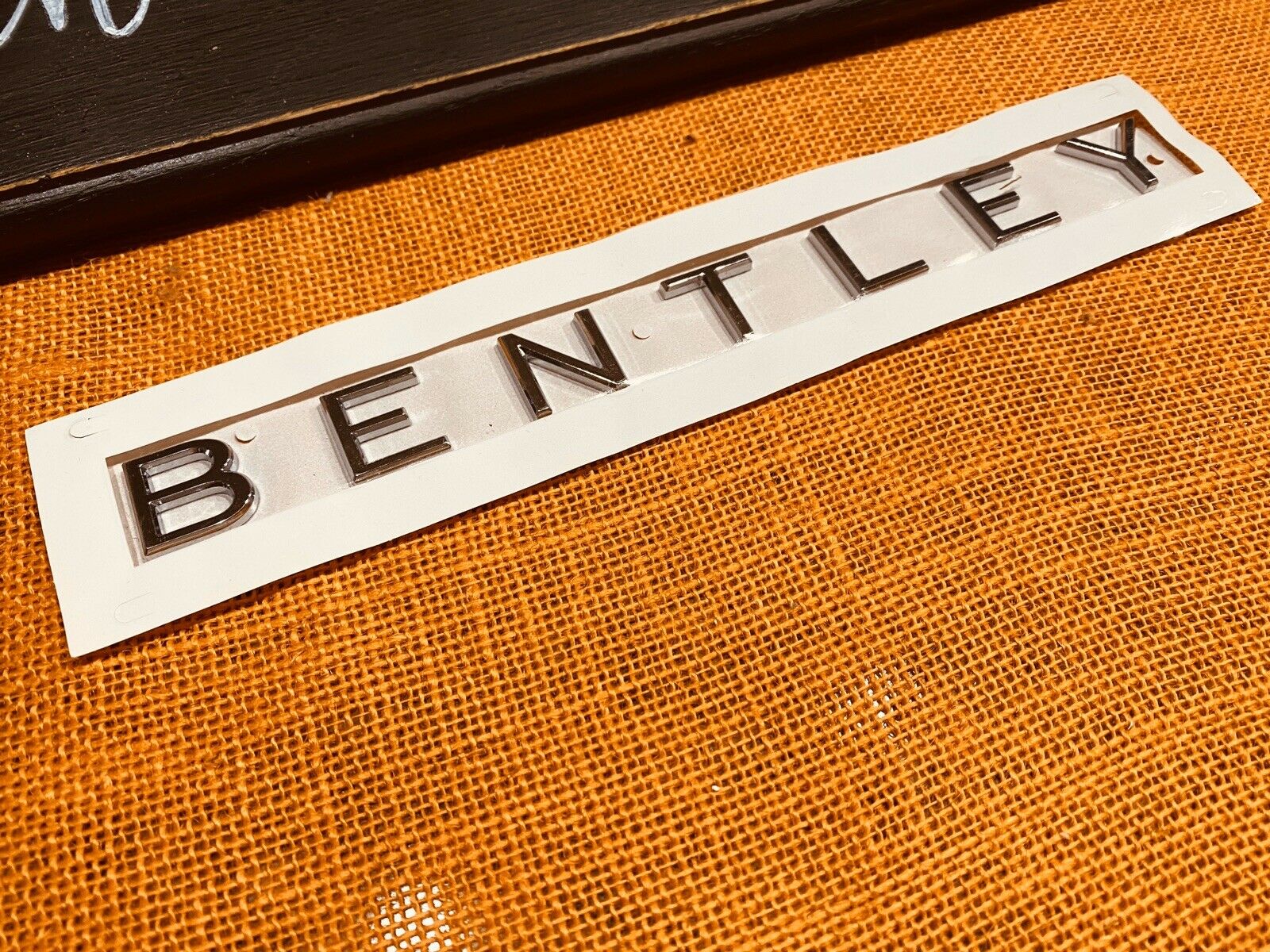 Genuine Bentley Continental GT Badge Script Emblem Rear 3SA853675 Factory