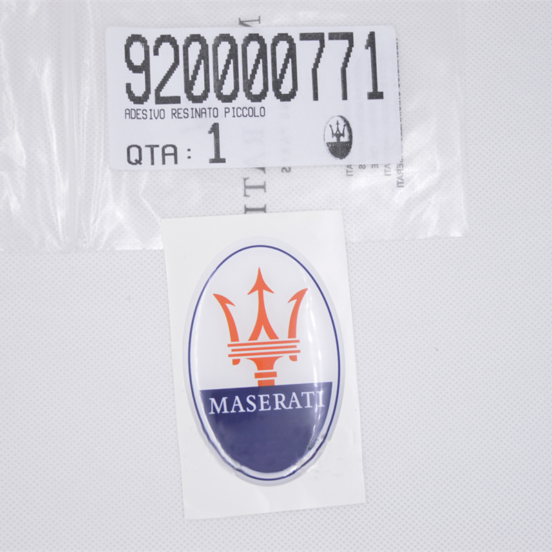 Genuine Maserati GranCabrio MC 3D Sticker 920000771 Factory