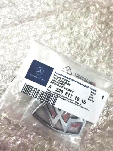 Mercedes-Benz Maybach Hood Emblem Rear Badge Standing C E S Class 1 PCS Italiaspares