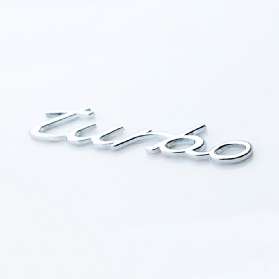 Genuine Porsche Panamera 'Turbo' Badge Emblem Factory