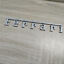 1xFerrari Manifold Badge Emblem Chrome Silver (15cm*2.05cm) Italiaspares